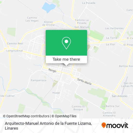 Mapa de Arquitecto-Manuel Antonio de la Fuente Lizama