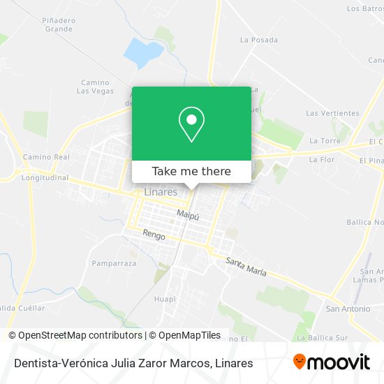 Dentista-Verónica Julia Zaror Marcos map