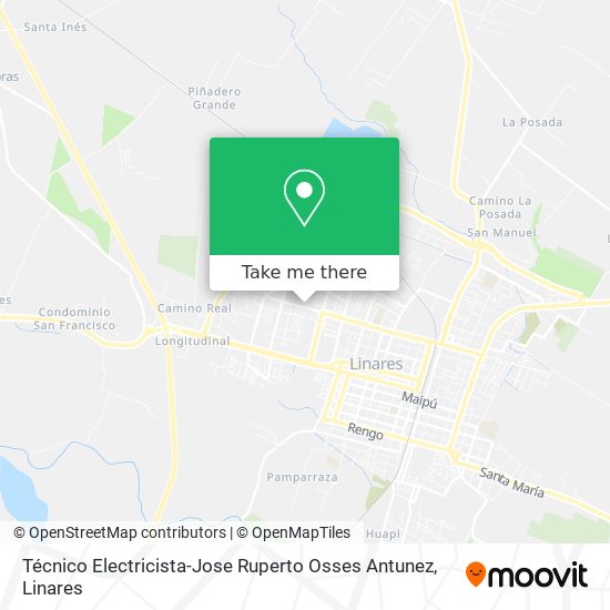 Técnico Electricista-Jose Ruperto Osses Antunez map