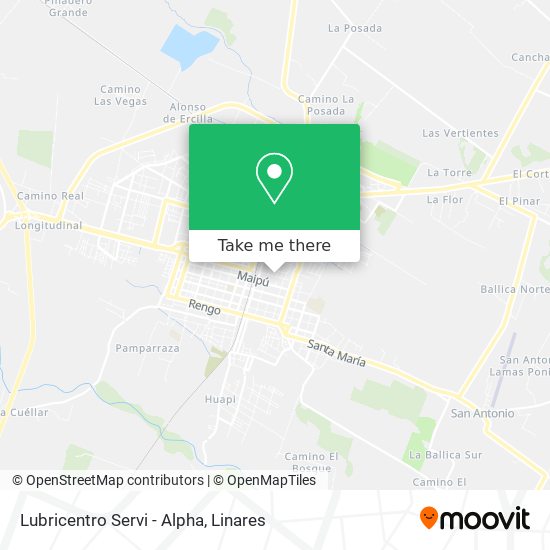 Lubricentro Servi - Alpha map