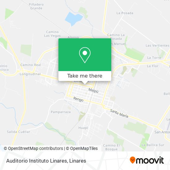 Mapa de Auditorio Instituto Linares