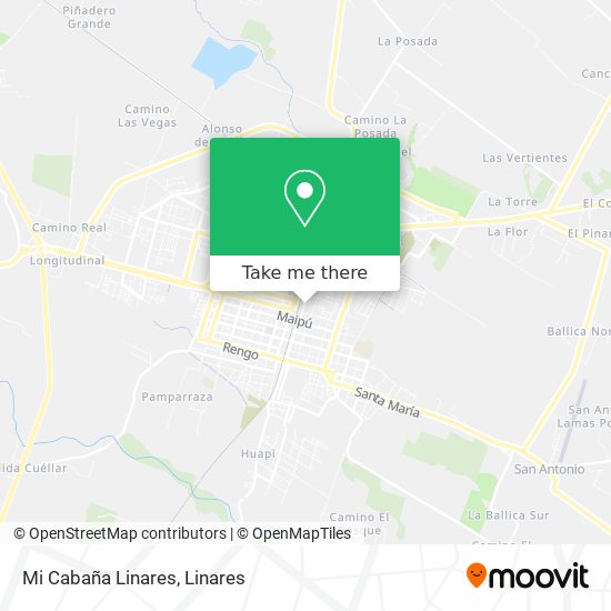 Mapa de Mi Cabaña Linares