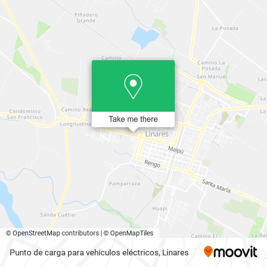 Mapa de Punto de carga para vehículos eléctricos