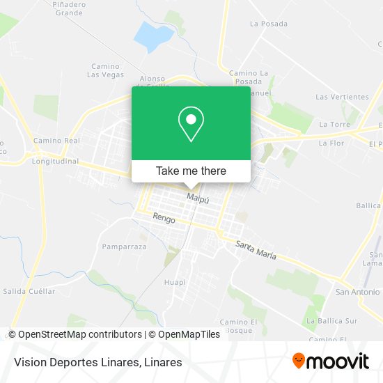 Vision Deportes Linares map