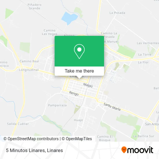 5 Minutos Linares map