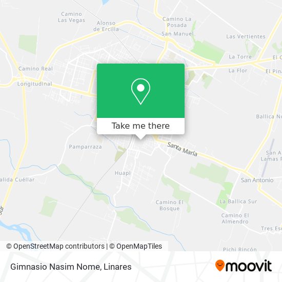 Mapa de Gimnasio Nasim Nome