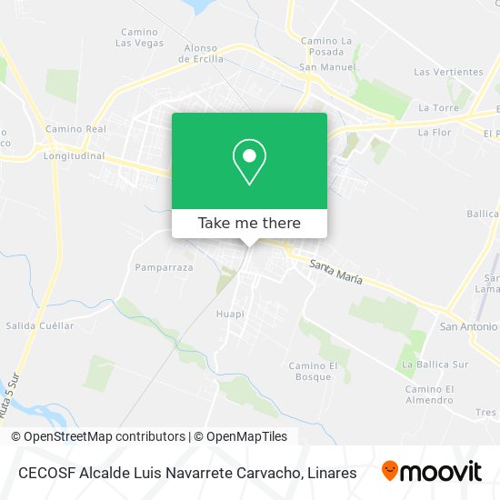 Mapa de CECOSF Alcalde Luis Navarrete Carvacho