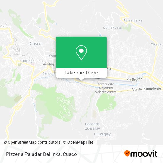 Mapa de Pizzeria Paladar Del Inka