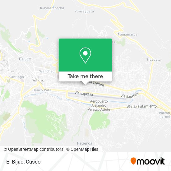 El Bijao map