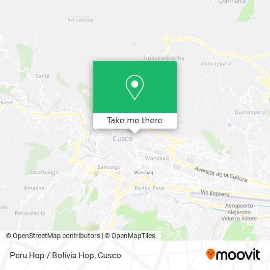 Peru Hop / Bolivia Hop map