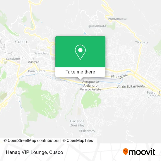 Hanaq VIP Lounge map