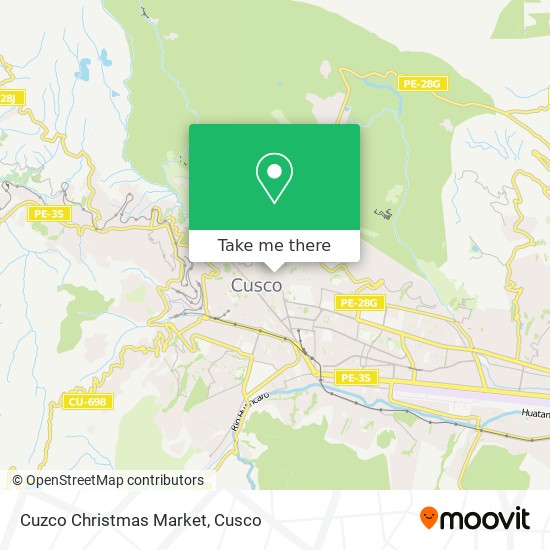 Cuzco Christmas Market map