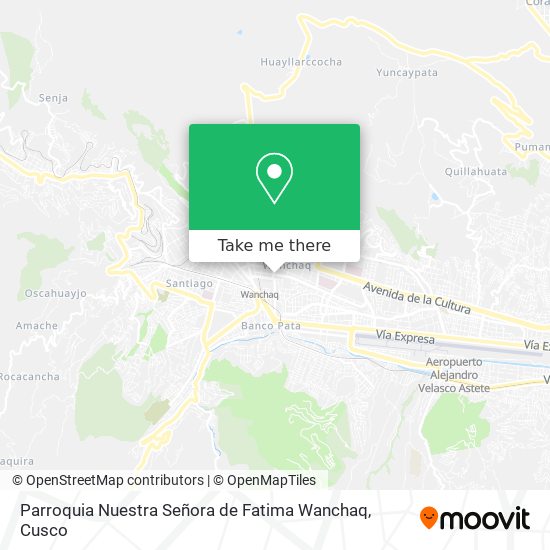 Parroquia Nuestra Señora de Fatima Wanchaq map