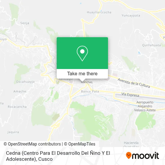 Cedna (Centro Para El Desarrollo Del Ñino Y El Adolescente) map