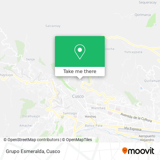 Grupo Esmeralda map