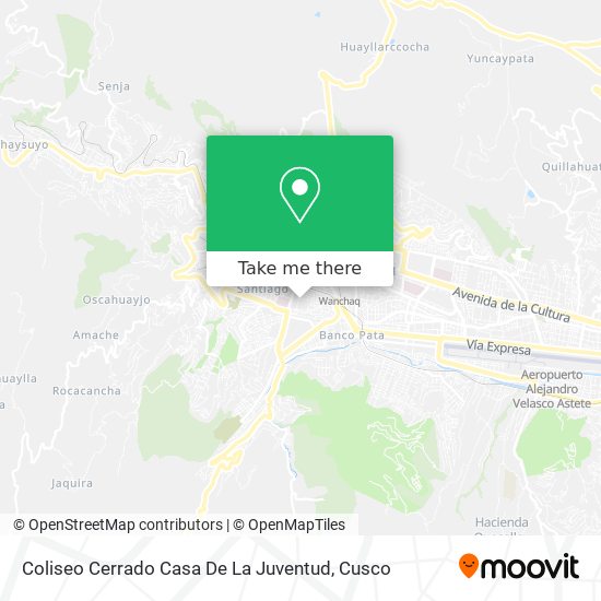 Coliseo Cerrado Casa De La Juventud map