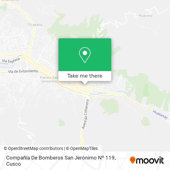 Compañía De Bomberos San Jerónimo Nº 119 map