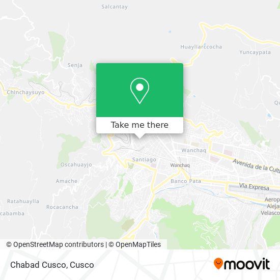 Chabad Cusco map