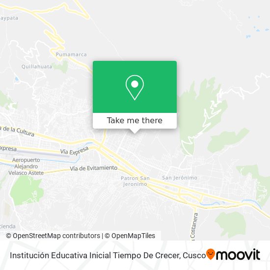 Institución Educativa Inicial Tiempo De Crecer map
