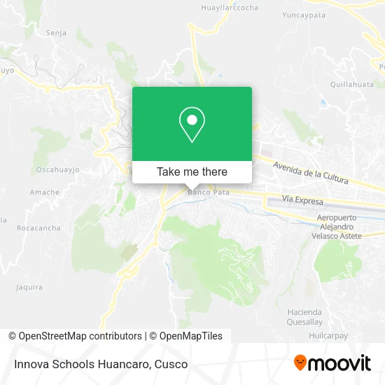 Innova Schools Huancaro map
