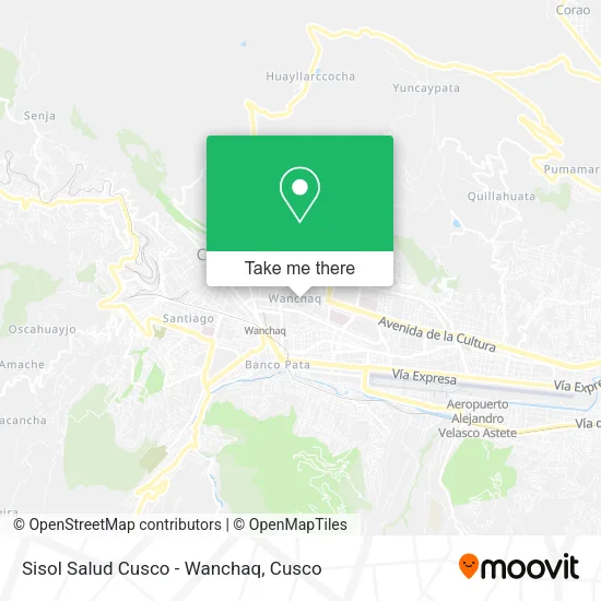 Sisol Salud Cusco - Wanchaq map