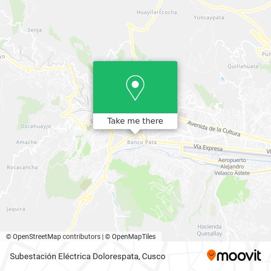 Subestación Eléctrica Dolorespata map