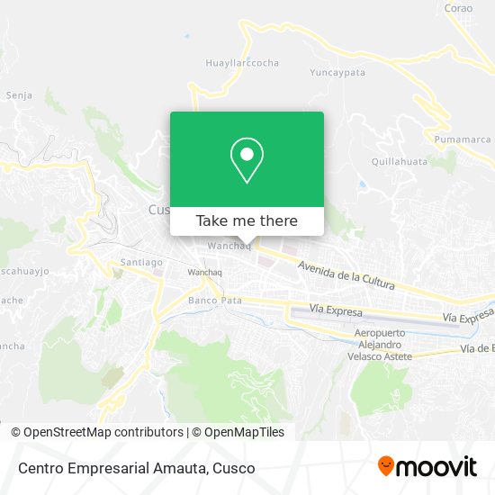 Centro Empresarial Amauta map