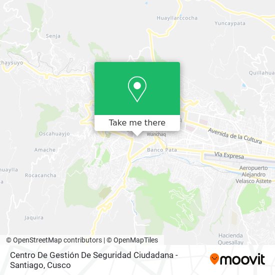 Centro De Gestión De Seguridad Ciudadana - Santiago map
