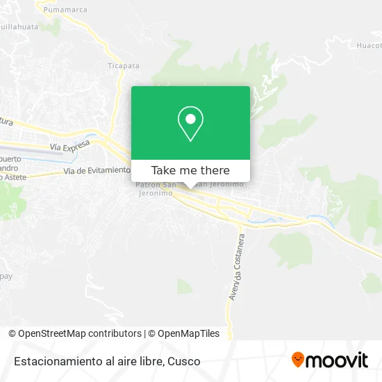 Estacionamiento al aire libre map
