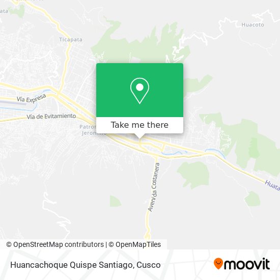 Huancachoque Quispe Santiago map