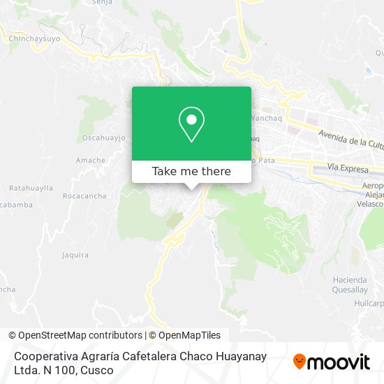 Cooperativa Agraría Cafetalera Chaco Huayanay Ltda. N 100 map