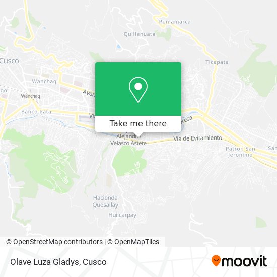Olave Luza Gladys map