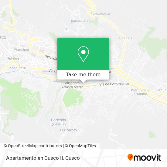 Apartamento en Cusco II map