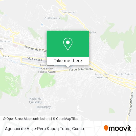 Agencia de Viaje-Peru Kapaq Tours map