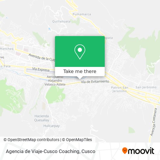 Mapa de Agencia de Viaje-Cusco Coaching