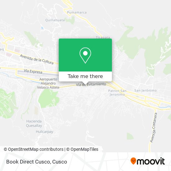 Book Direct Cusco map