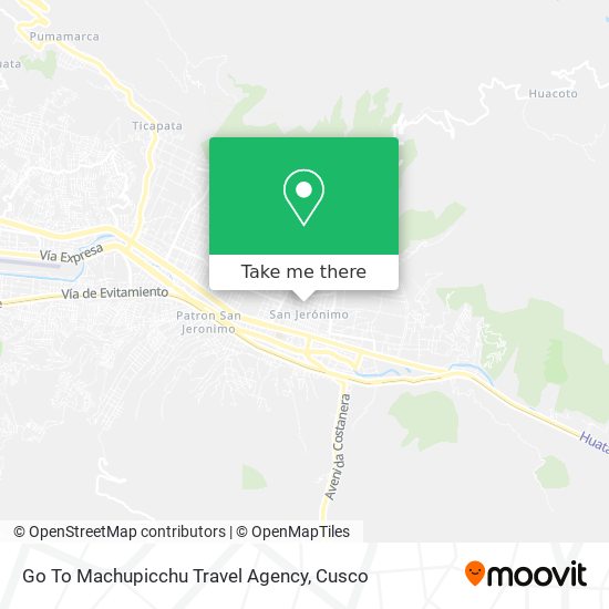 Go To Machupicchu Travel Agency map