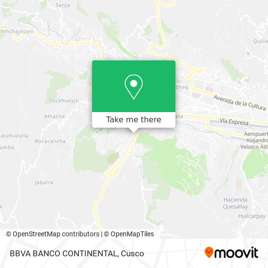 BBVA BANCO CONTINENTAL map