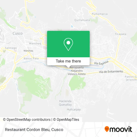 Restaurant Cordon Bleu map