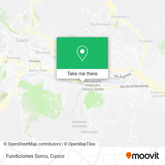 Fundiciones Surco map