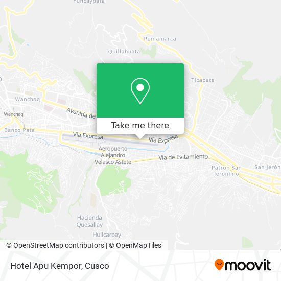 Hotel Apu Kempor map