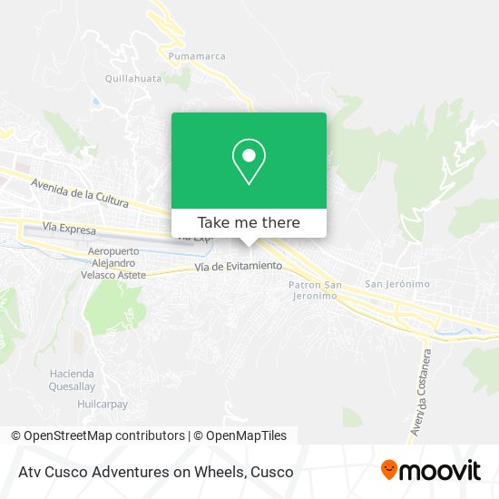Atv Cusco Adventures on Wheels map