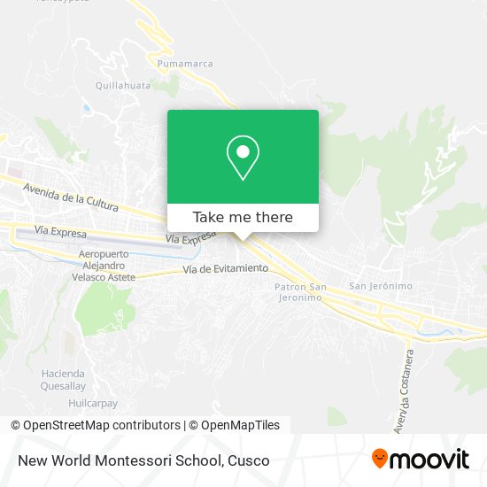 New World Montessori School map