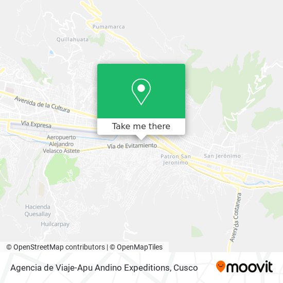 Agencia de Viaje-Apu Andino Expeditions map