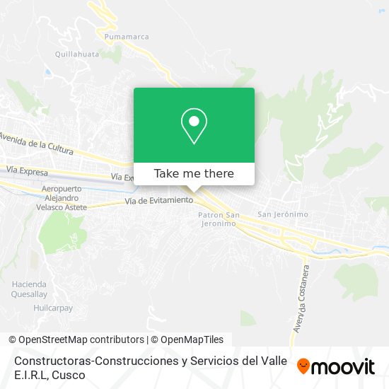 Mapa de Constructoras-Construcciones y Servicios del Valle E.I.R.L