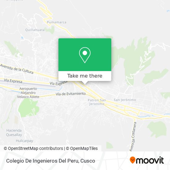 Colegio De Ingenieros Del Peru map