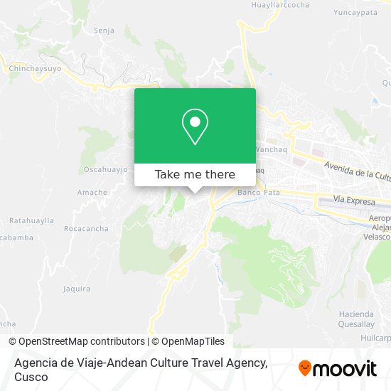 Agencia de Viaje-Andean Culture Travel Agency map