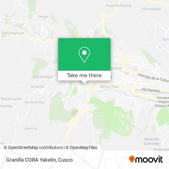 Granilla CORA Yakelin map