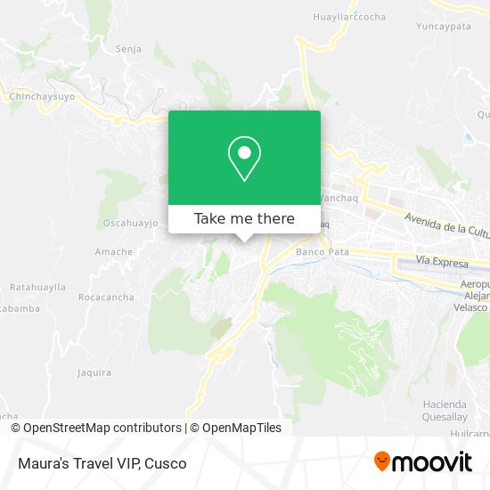Maura's Travel VIP map