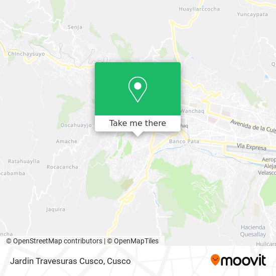 Jardin Travesuras Cusco map